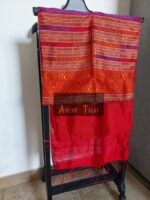 Sciarpa thailandese orientale tessuto colorato artigianale AromThai
